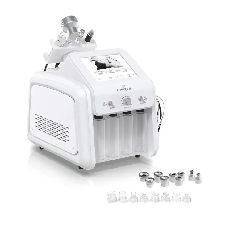 Young woman lying on cosmetologist's table during rejuvenation procedure. Young woman lying on cosmetologist's table during rejuvenation procedure.<br />